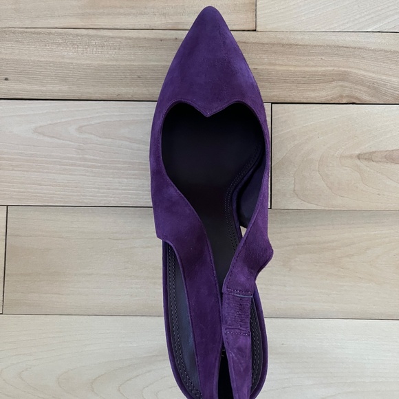 Zvelle purple suede pumps - Picture 2 of 5